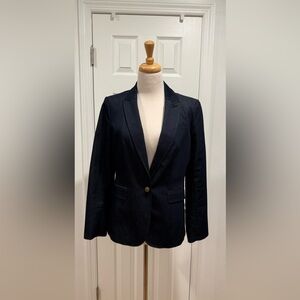 Navy Denim-ish woman’s blazer